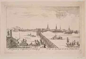Prospect van Kopenhagen gezien vanaf Christianshavn