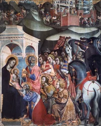 Aanbidding der Wijzen, 1380s