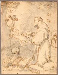 Sint Franciscus biddend