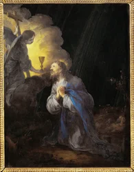Christus in de tuin van Getsemane ...