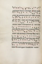 Missaal: Fol. 155v: Muziek voor Exultet