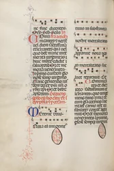 Missale: Fol. 177v: Muziek voor verschillende gewone gebeden