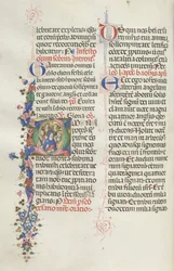Missale: Fol. 322v: De Maagd tussen de Apostelen en Heiligen