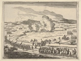Het beleg van Alessandria begint, uit L
