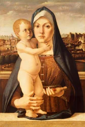 Madonna en Kind, door Bartolomeo Montagna (ca 1450-1523)