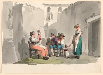 Tekening, In Tivoli, 1807-08