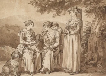 De familie van de kunstenaar