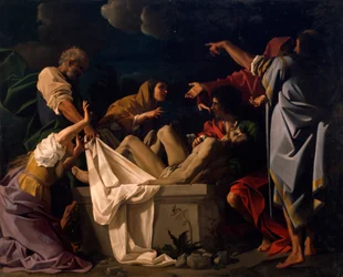 De begrafenis van Christus, door Bartholomew Schedoni