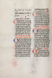 Missale: Fol. 146v: Muziek voor verschillende gebeden..., 1469
