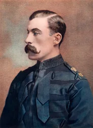 Generaal-majoor JF Brocklehurst, bevelhebber van de 2e Cavaleriebrigade, Natal Field Force, 1902