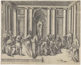 Christus tussen de schriftgeleerden in de tempel