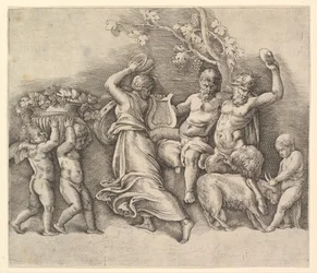 Een Bacchanaal, 1530-61