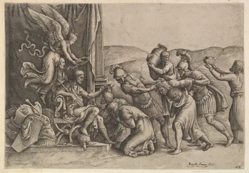 Scipio verleent genade aan de gevangenen