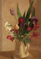 Tulpen, muurbloemen en narcissen