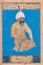 Portret van de Perzische dichter Hatefi, ca. 1510-1511