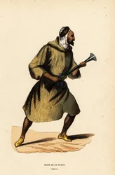 Arabier van de vlaktes of Arabische hoofdman van de woestijn, Algerije