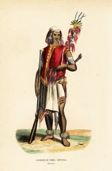 Atoni-krijger van Kupang, West-Timor, Indonesië