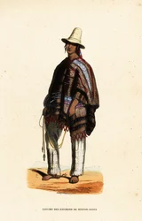 Inheemse gaucho uit de regio Buenos-Ayres, Argentinië