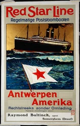 Red Star Line, Antwerpen Amerika, ca. 1899