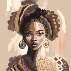 Elegant portret van een vrouw