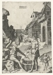 Apollo met Cupido bij Vulcanus