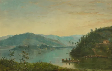 Benedito Calixto - Rivier Itanhaém, SP, 1896