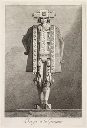 Mascarade à la Grecque: Berger à la Grecque (Plate 5)