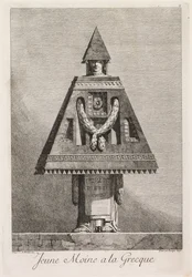Mascarade à la Grecque: Jeune moine à la Grecque (Plate 9)