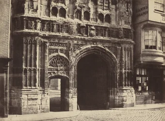Christchurch Gateway, Canterbury,1854, gedrukt 1857 (foto)
