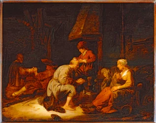 Werking van het vergrootglas. 1630 ...