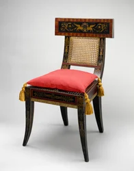 Een van een paar zijstoelen