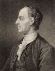 Portret van de wiskundige Leonhard Euler 1707-1783, 1850