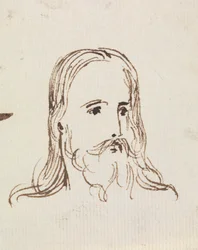 Studie voor, Christus