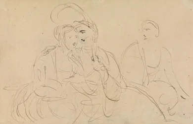 Studie van pratende vrouwen