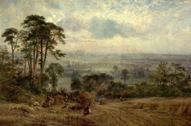 Korenvelden, Wollaton Hall, Nottingham, 19e eeuw