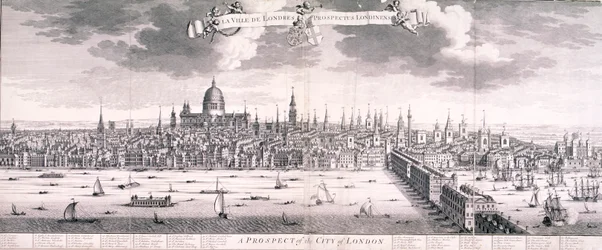Panoramisch uitzicht op Londen