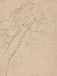 Kostuumstudie voor het Portret van een Dame