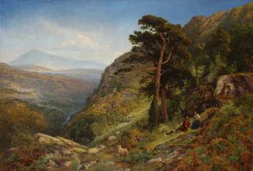 Op de heuvels boven Betws-y-Coed, Wales