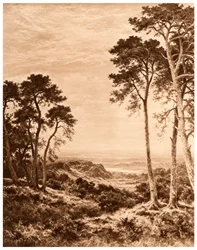 Zonsondergang na regen, 1903