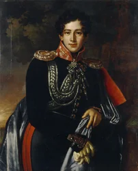 Portret van Graaf Nikolay Alexandrovich Samoylov 1800-1842, ca. 1825