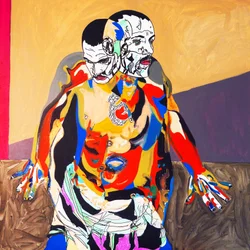 Staande man, 2016 (olieverf op doek)