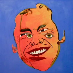 Mythe 9, 2021 (olieverf en acryl op doek)