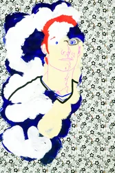 Passager 15, 2020 (acryl op gezeefdrukt Japans papier)