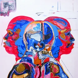 Robert M.  de jongens, 2005 (olieverf op doek)