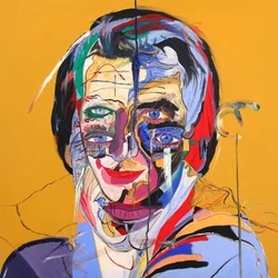 Sébastien bleu, 2000 (olieverf op doek)
