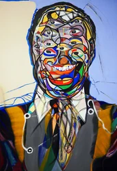 Surportret : James Baldwin 2, 2021 (olieverf op doek)