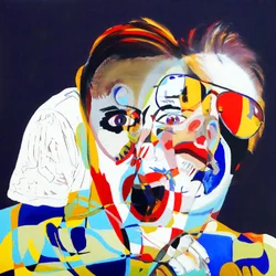 Surportret: Olivier, Juan  moi, 2019 (olieverf op doek)
