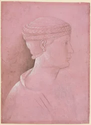 Borstbeeld van een vrouw (recto)