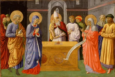 Gozzoli - Zuivering van de Maagd, 1461-1462
