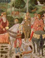 Piero de Medici (1416-69) als Caspar, (detail)